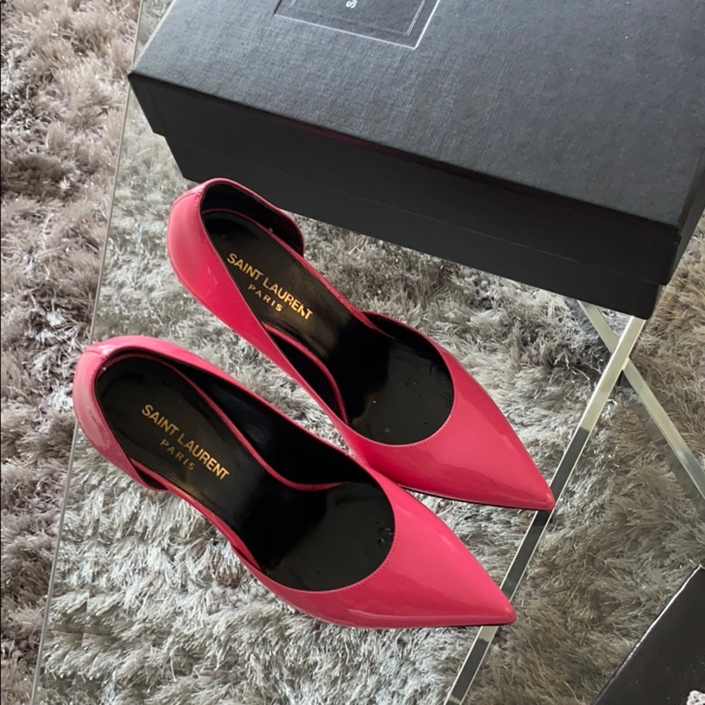 Ysl pink heels